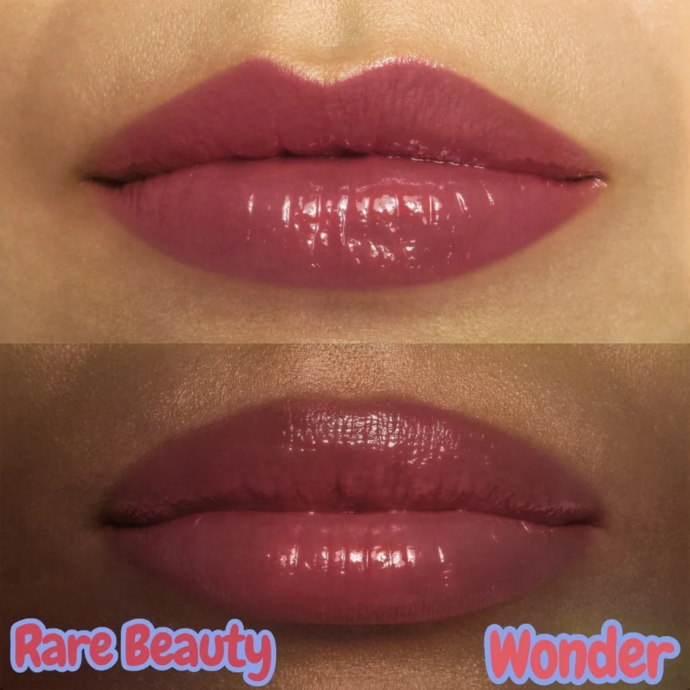 Rare Beauty Lip Gloss in Vibrant Pink